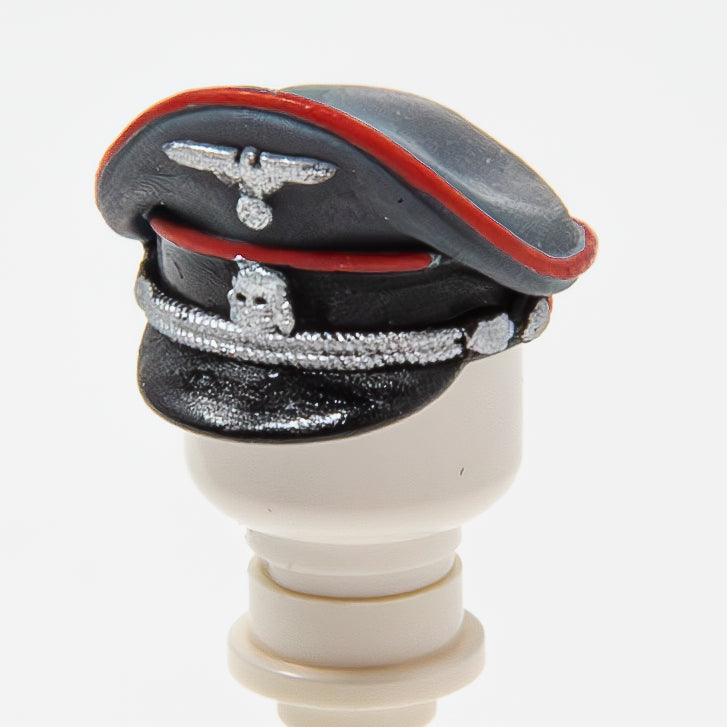 WWII German Officer Cap Red (DBG) - SS | Accessories Bricks | #06 - 20