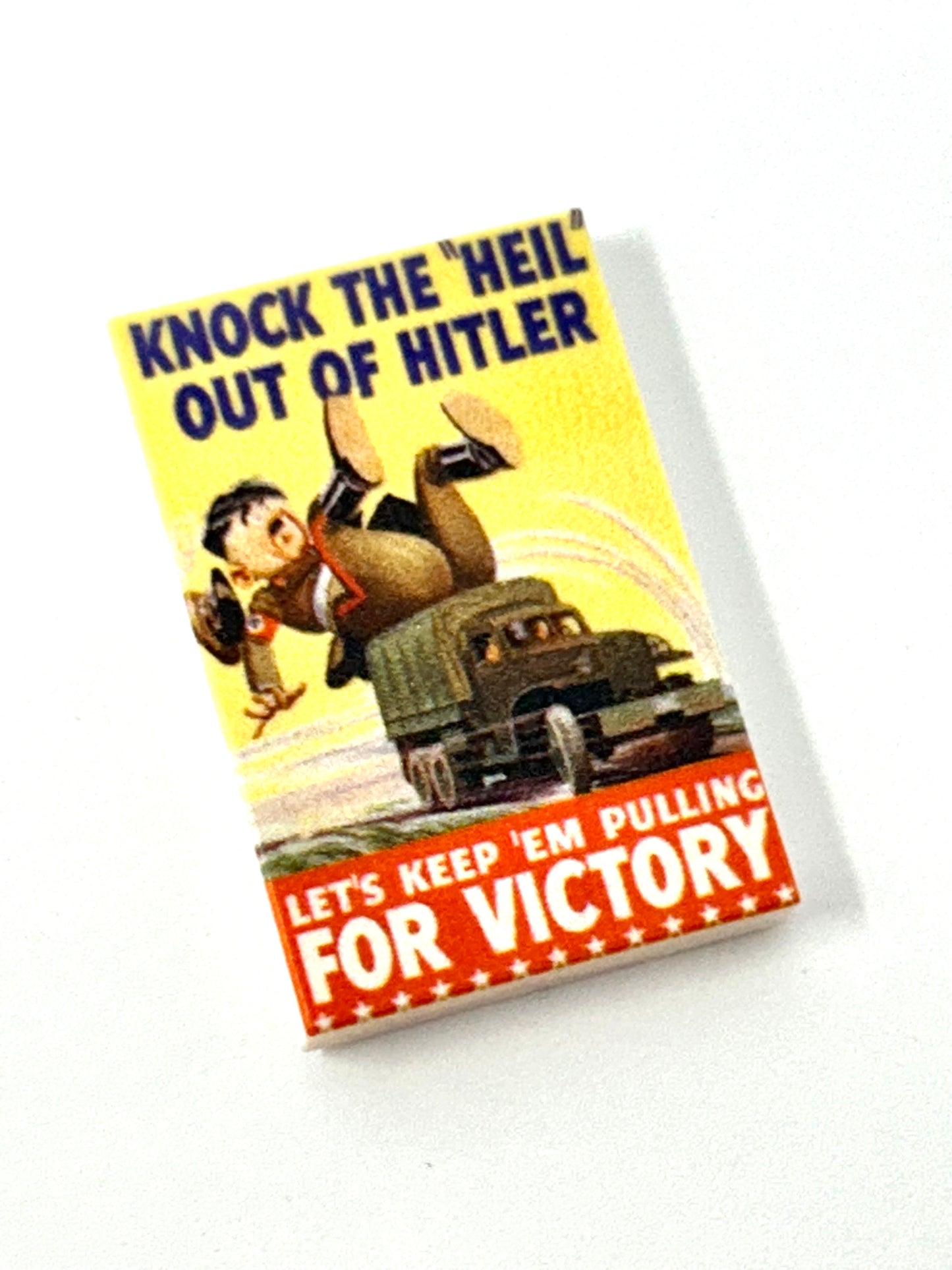 US WW2 poster Knock the heil out of Hitler 20