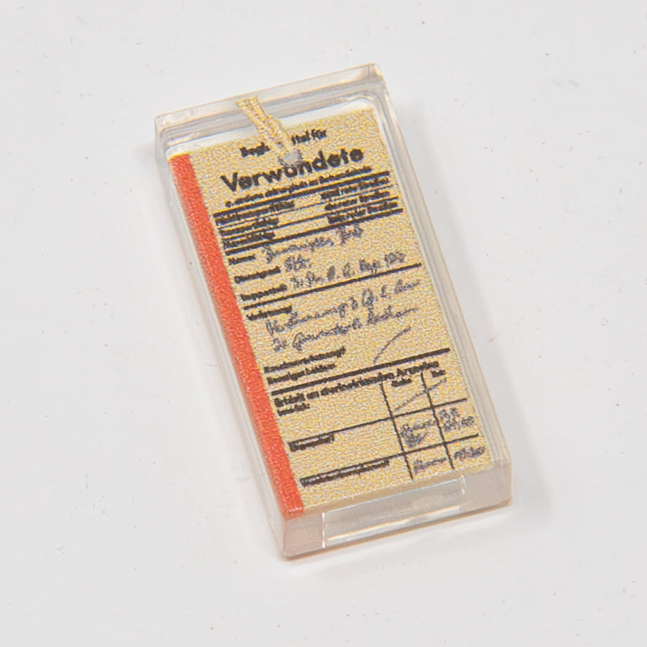 WW2 German Medical Tag Fit For Transport