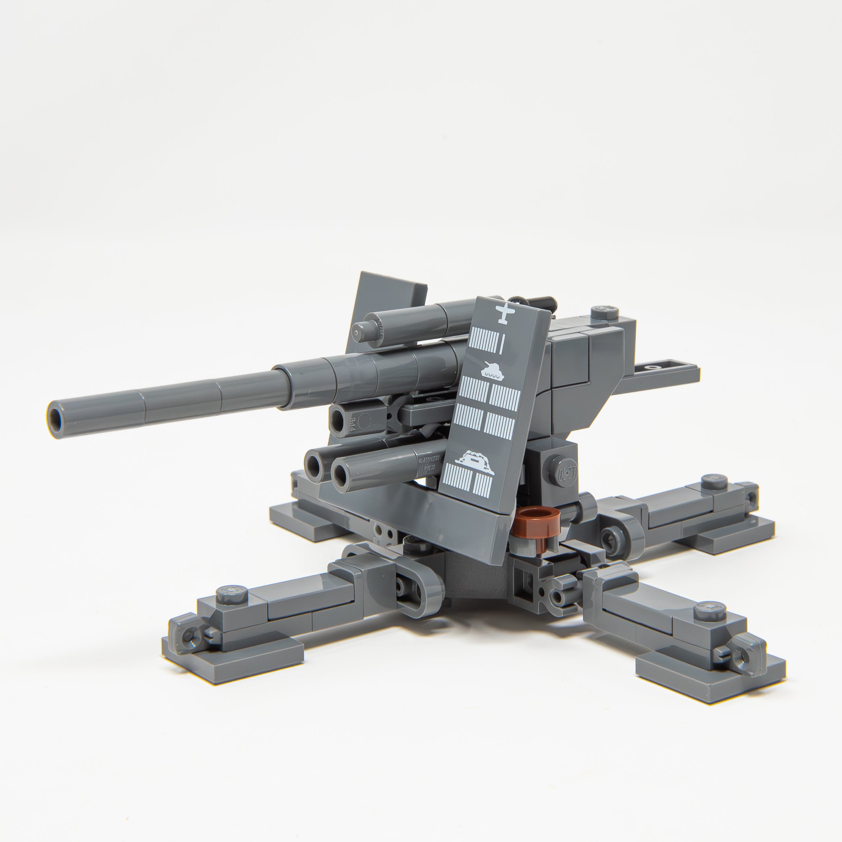 8.8 cm Flak 36 | 1:45 Scale. – Panzer Bricklabs
