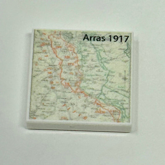WW1 Map Arras
