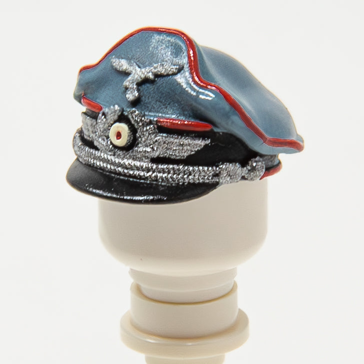 WWII German Crusher Officer Red (Sand Blue) - Luftwaffe | Accessories Bricks | #04 - 21
