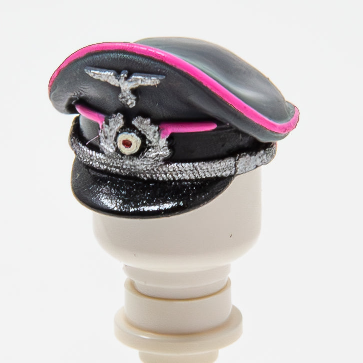 WWII German Officer Cap Pink (DBG) - Heer | Accessories Bricks | #06 - 25