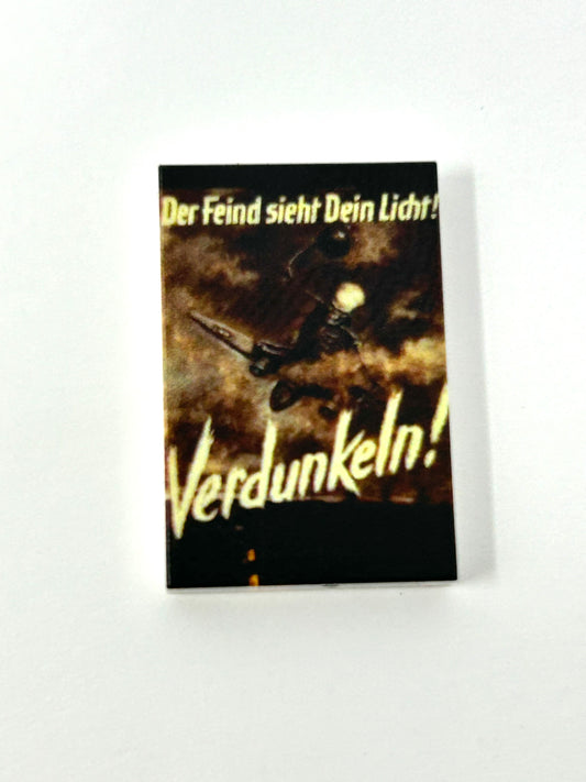 German WW2 Poster - Darken Windows | #183