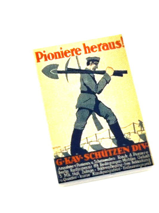 German ww1 poster Pioniere Heraus! 117