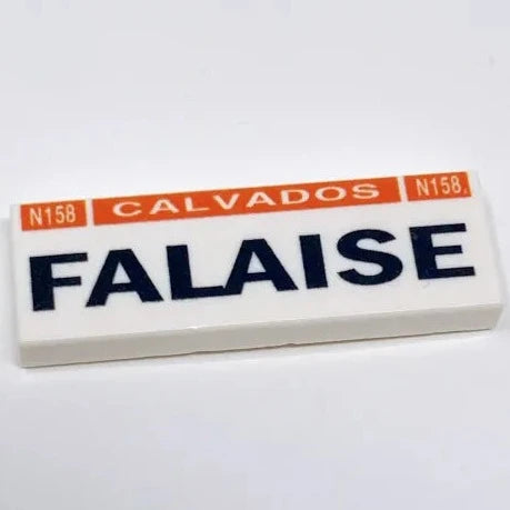 1x3 Tile - Falaise Road Sign