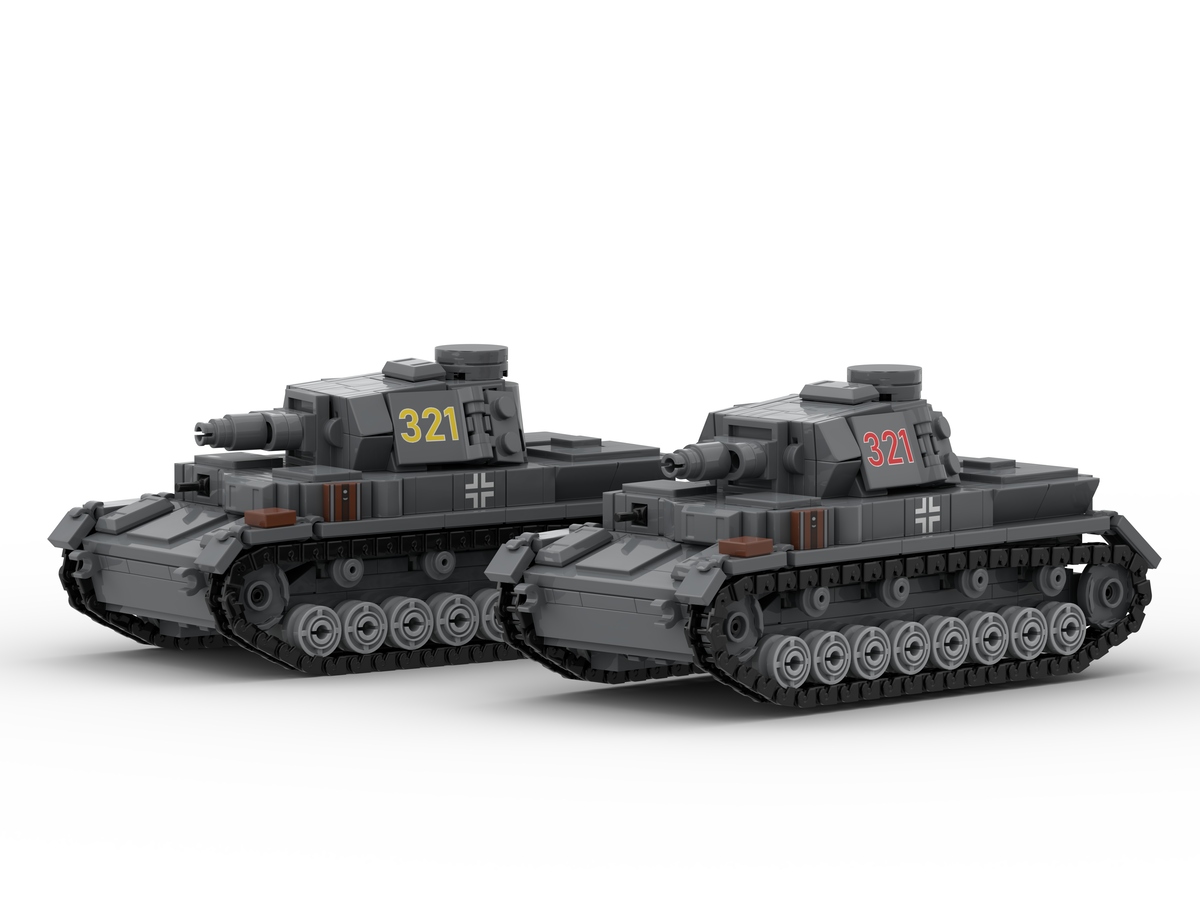 Panzer IV Ausf. D | 1:45 Scale. – Panzer Bricklabs