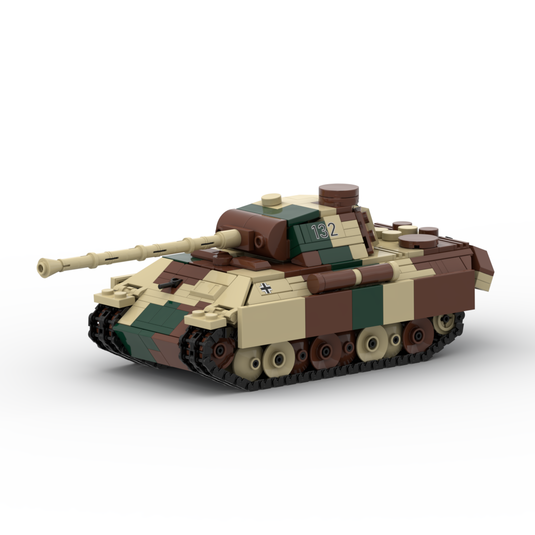 Panther Ausf. A | 1:45 Scale. – Panzer Bricklabs