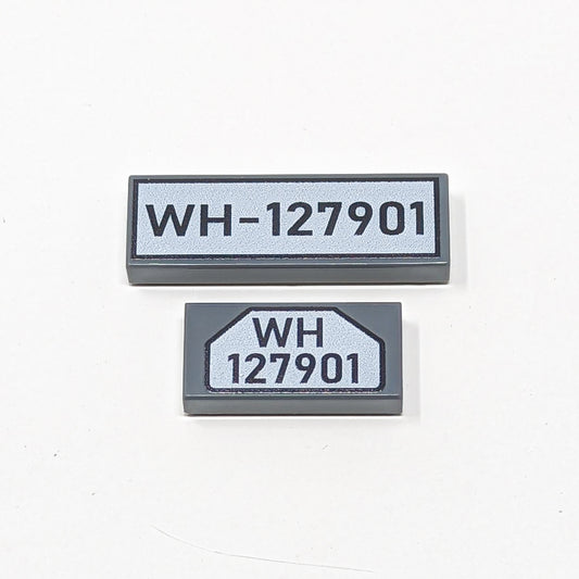 Tile Set - Wehrmacht License Plates