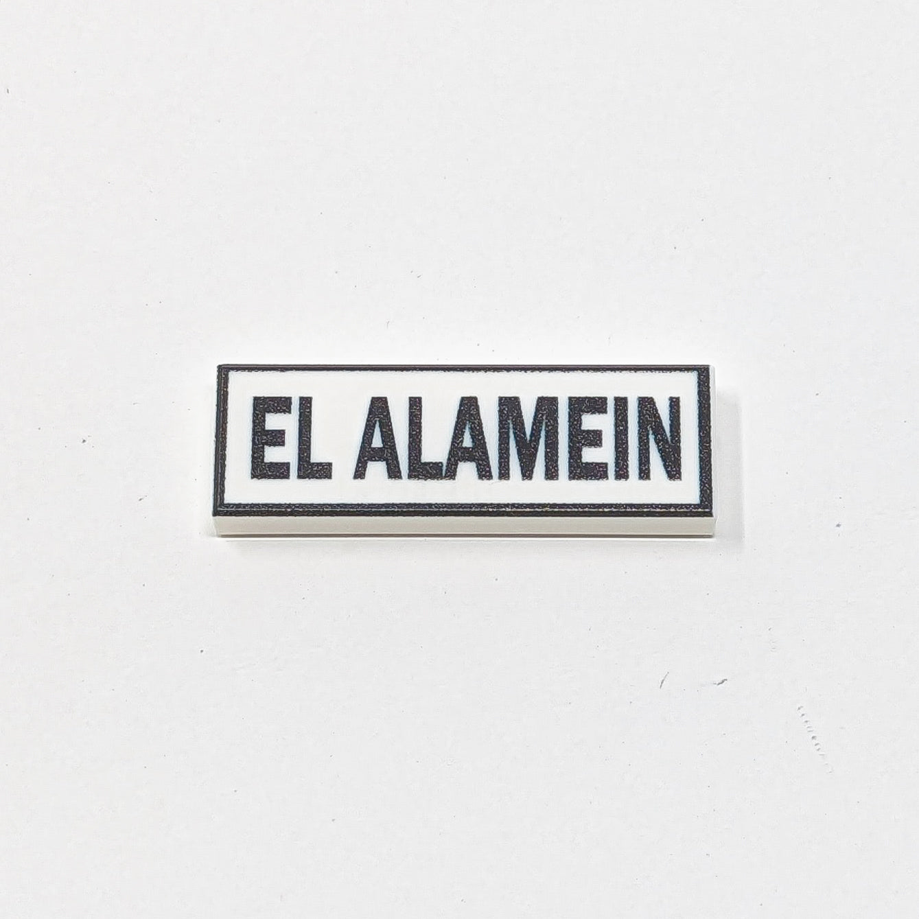 1x3 Tile - El Alamein Road Sign