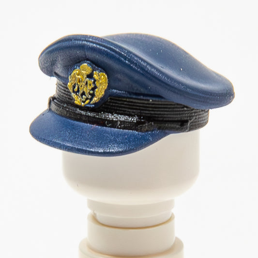WWII British RAF Sidecap (Dark Blue) | Accessories Bricks | #15 - 01