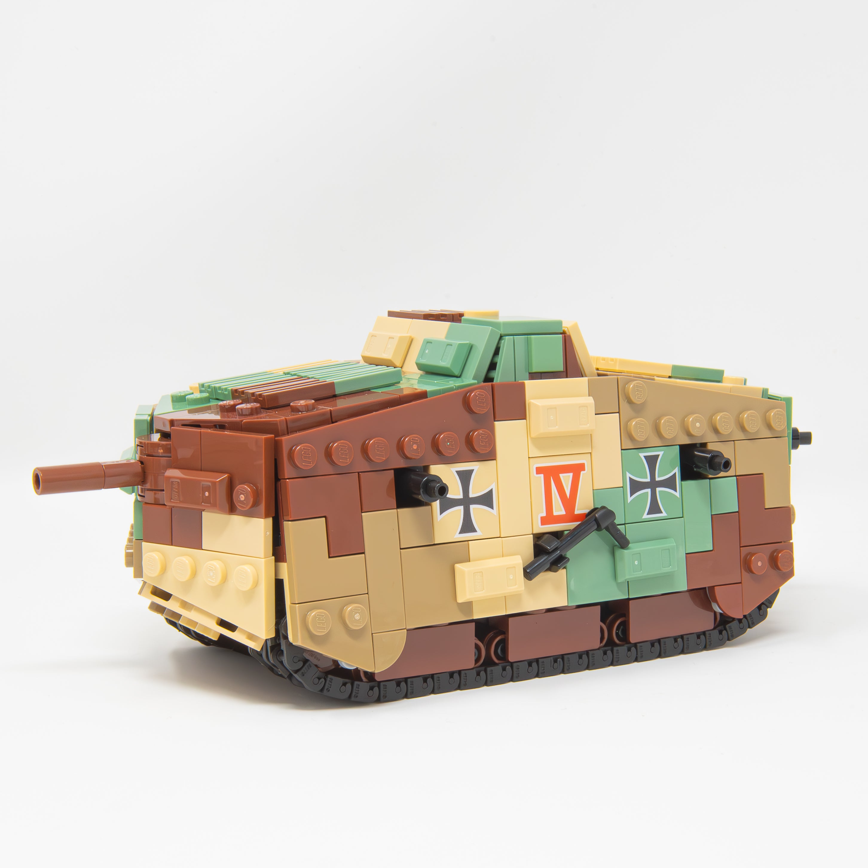 Sturmpanzerwagen A7V | 1:45 Scale. – Panzer Bricklabs