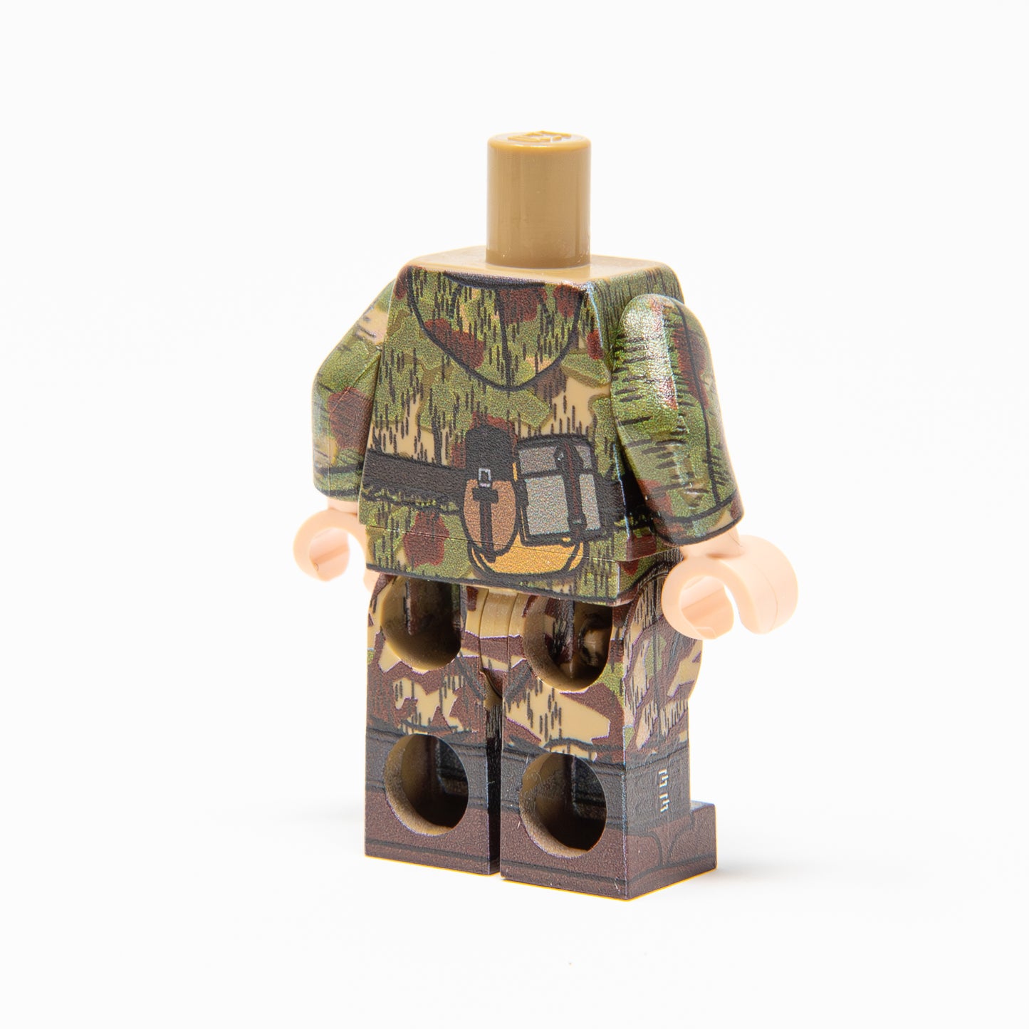Swamp/ Splinter Camo MP40 NCO Body | Valiant Bricks