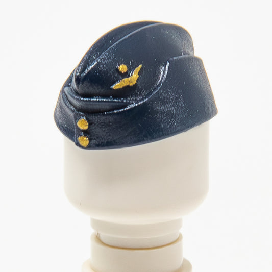 WWII British RAF Field Service Side Cap (Dark Blue) | Accessories Bricks | #13 - 02