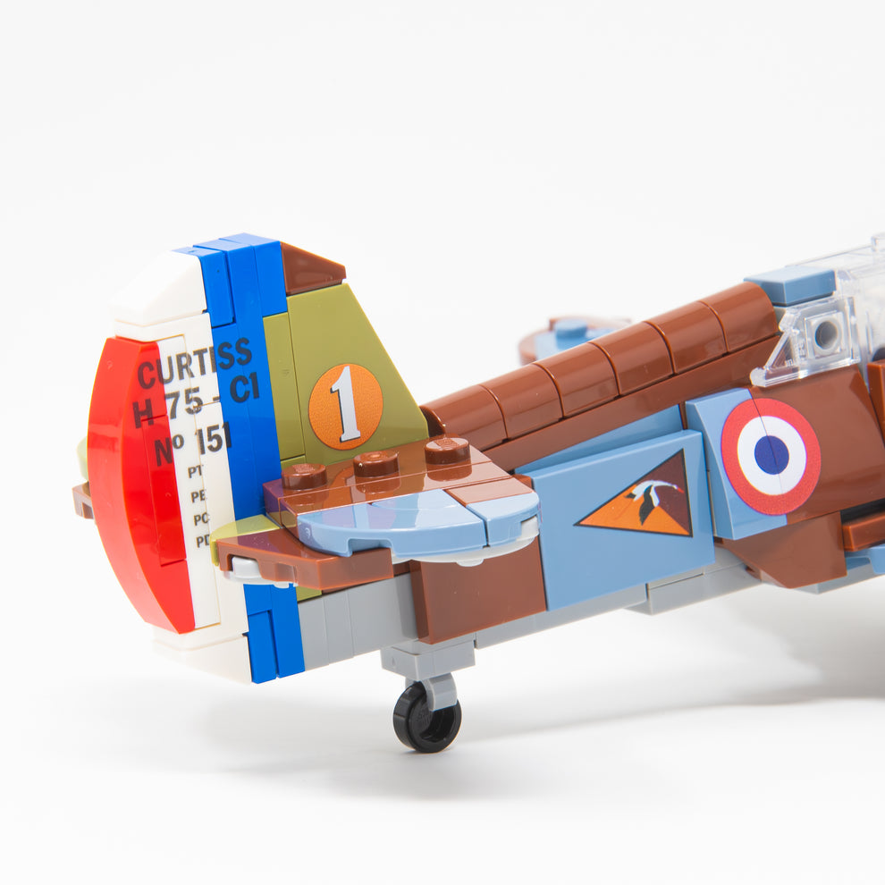 Curtiss H75 - C1 | 1:45 Scale. – Panzer Bricklabs