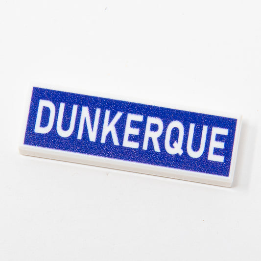 WW2 Dunkerque French Road Sign