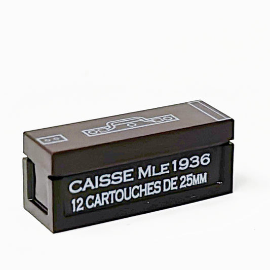 WW2 French Crate - 12x 25mm Cartridges