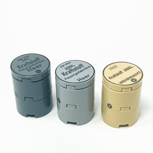 WW2 German Fuel Drums.
