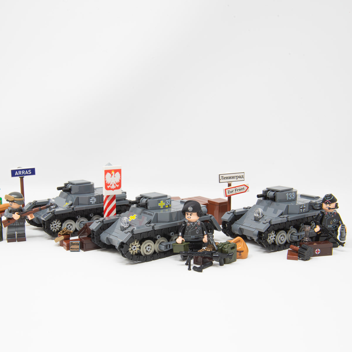 Panzer I Ausf. A [3-in-1 Pack]| 1:45 Scale. – Panzer Bricklabs