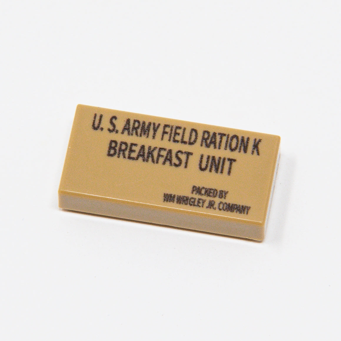 Lego K Ration WW2 US Breakfast K Ration Early War 1x2 – Panzer Bricklabs