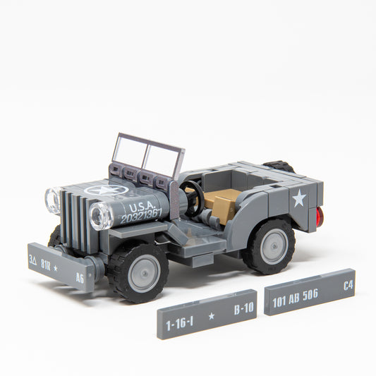 Willys Jeep - U.S. Army truck, 1⁄4‑ton, 4×4 | 1:45 Scale.
