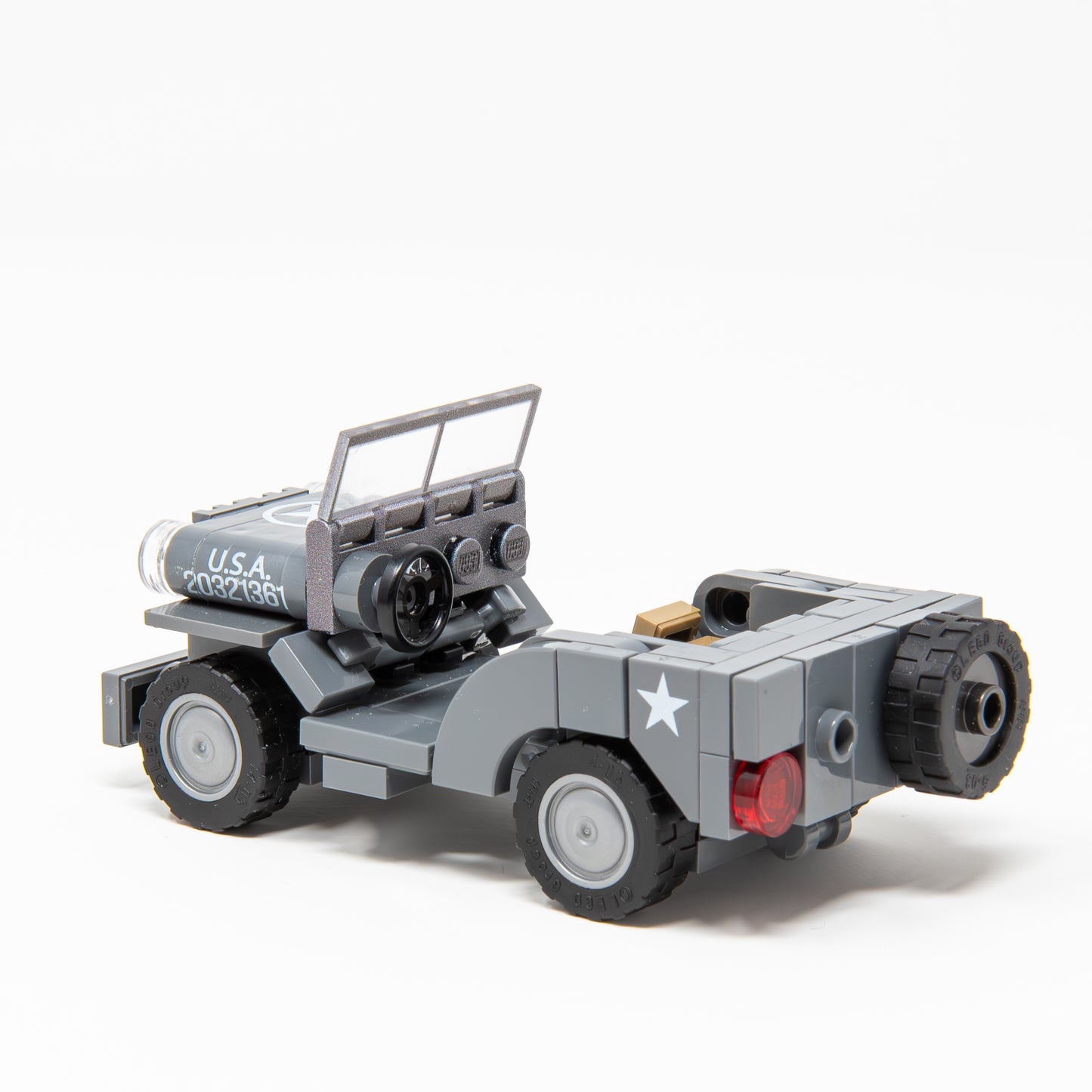 Willys Jeep - U.S. Army truck, 1⁄4‑ton, 4×4 | 1:45 Scale.