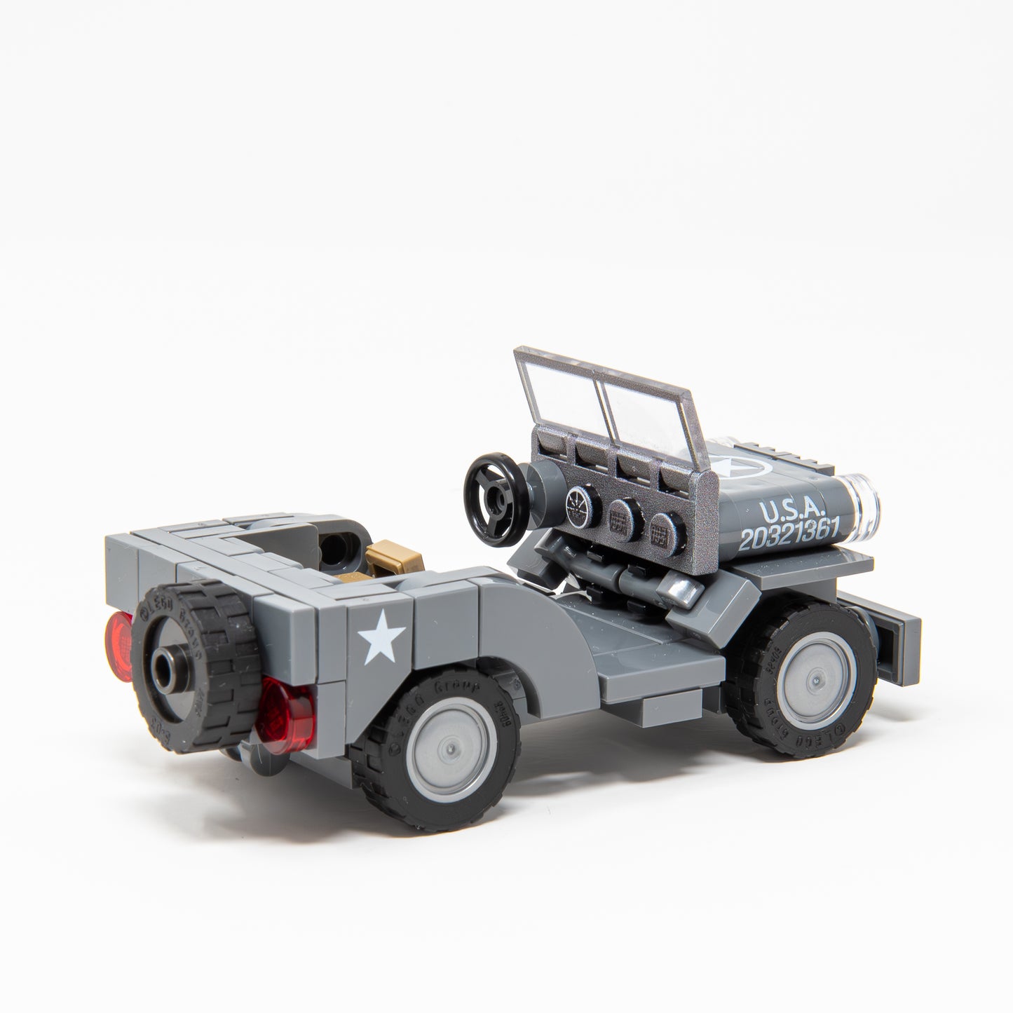 Willys Jeep - U.S. Army truck, 1⁄4‑ton, 4×4 | 1:45 Scale.