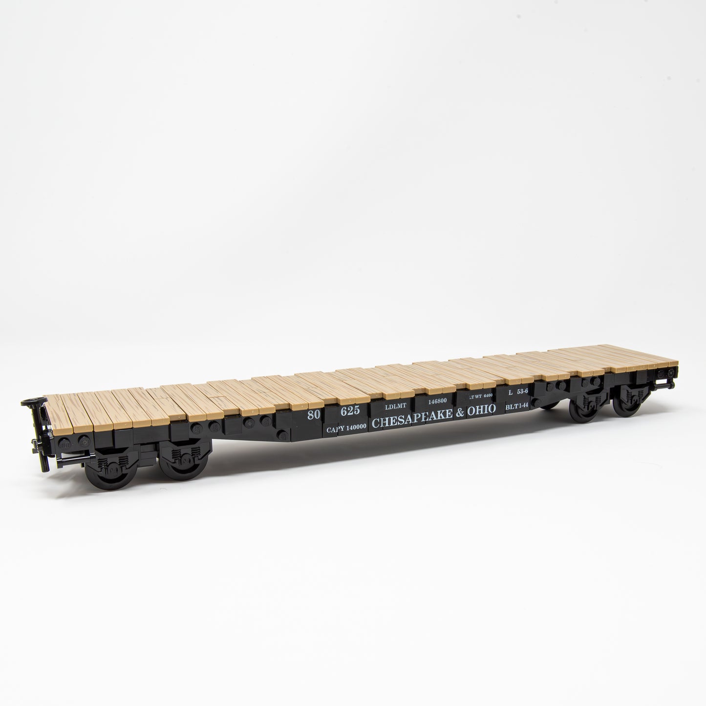 AAR 53'-6" Flat Car - Chesapeake & Ohio | 1:45 Scale.