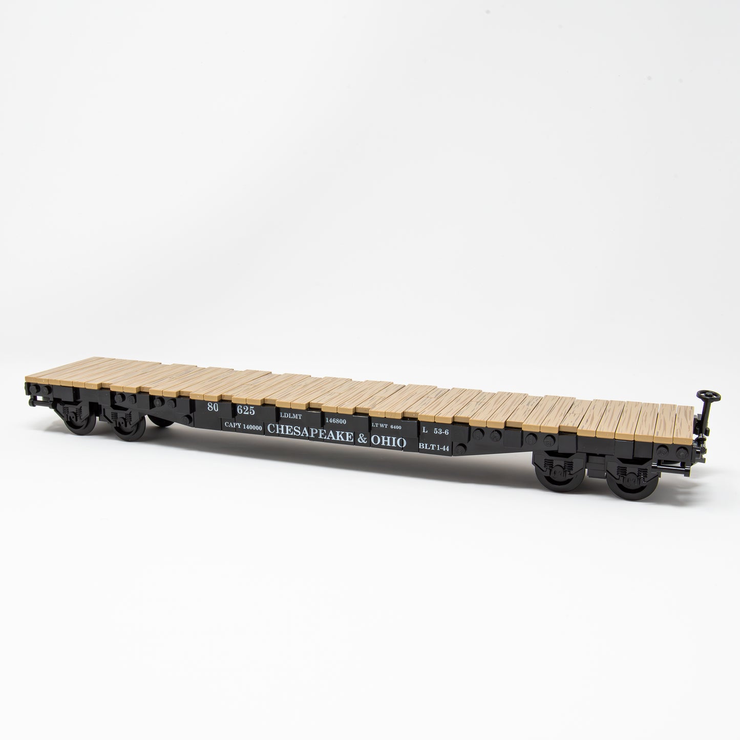 AAR 53'-6" Flat Car - Chesapeake & Ohio | 1:45 Scale.