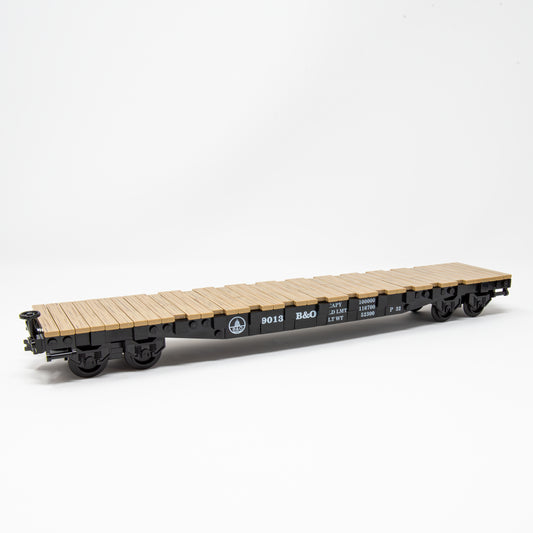 AAR 53'-6" Flat Car - 9013 B&O | 1:45 Scale.