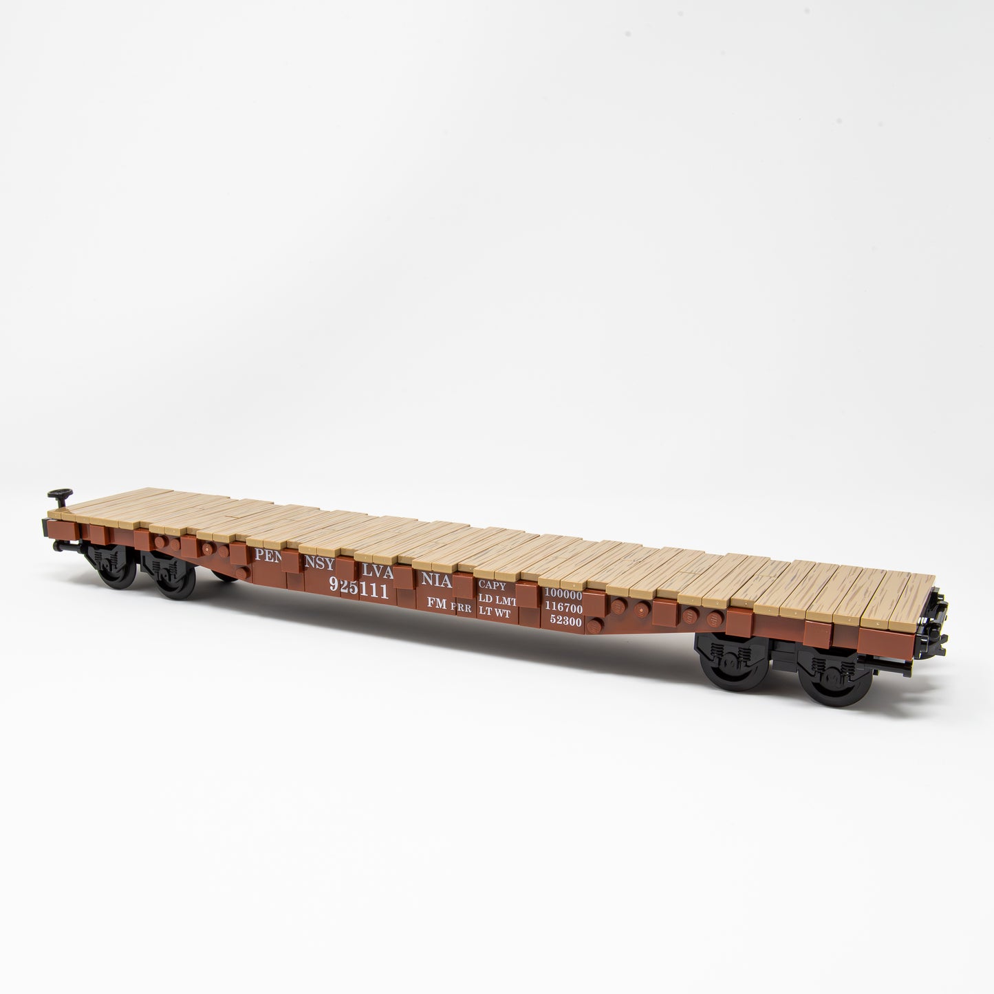 AAR 53'-6" Flat Car - Pennsylvania 925111 | 1:45 Scale.