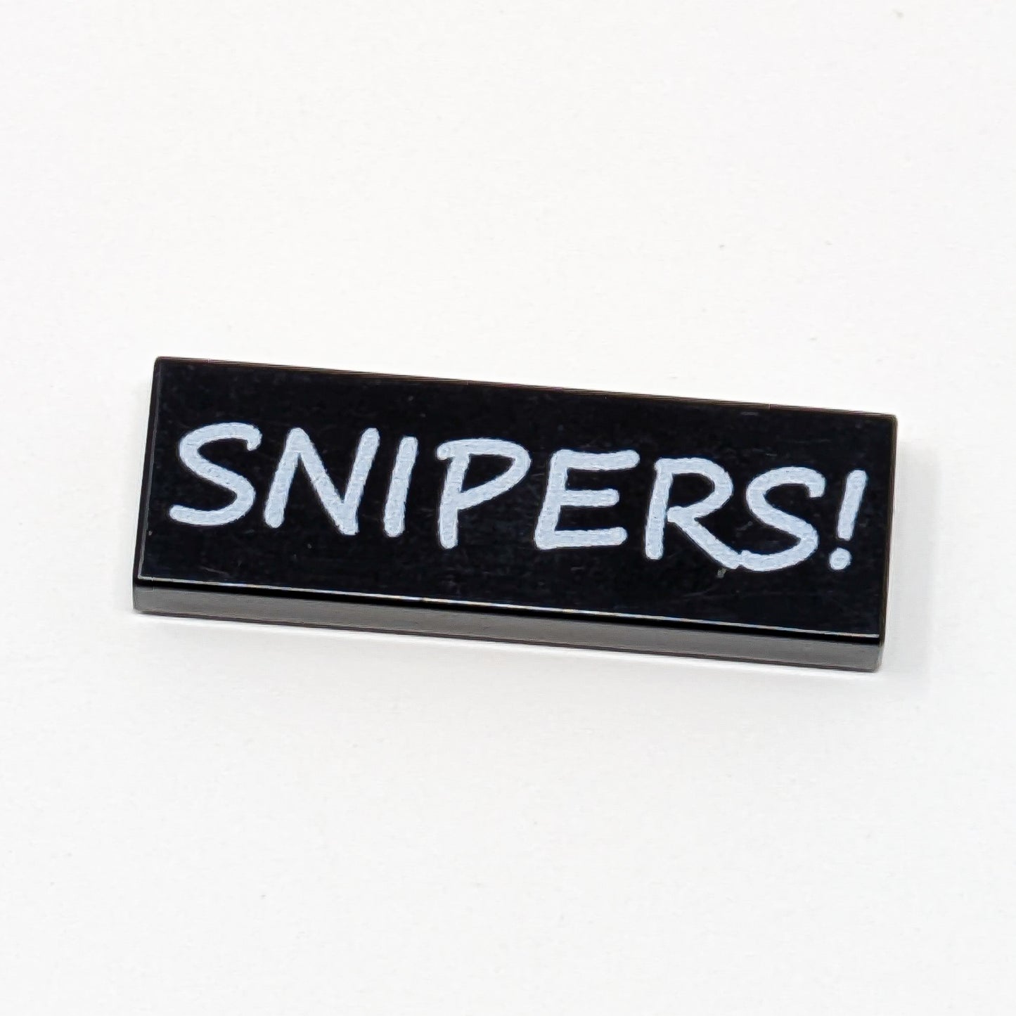 Sniper Warning Sign - 1x3 Tile