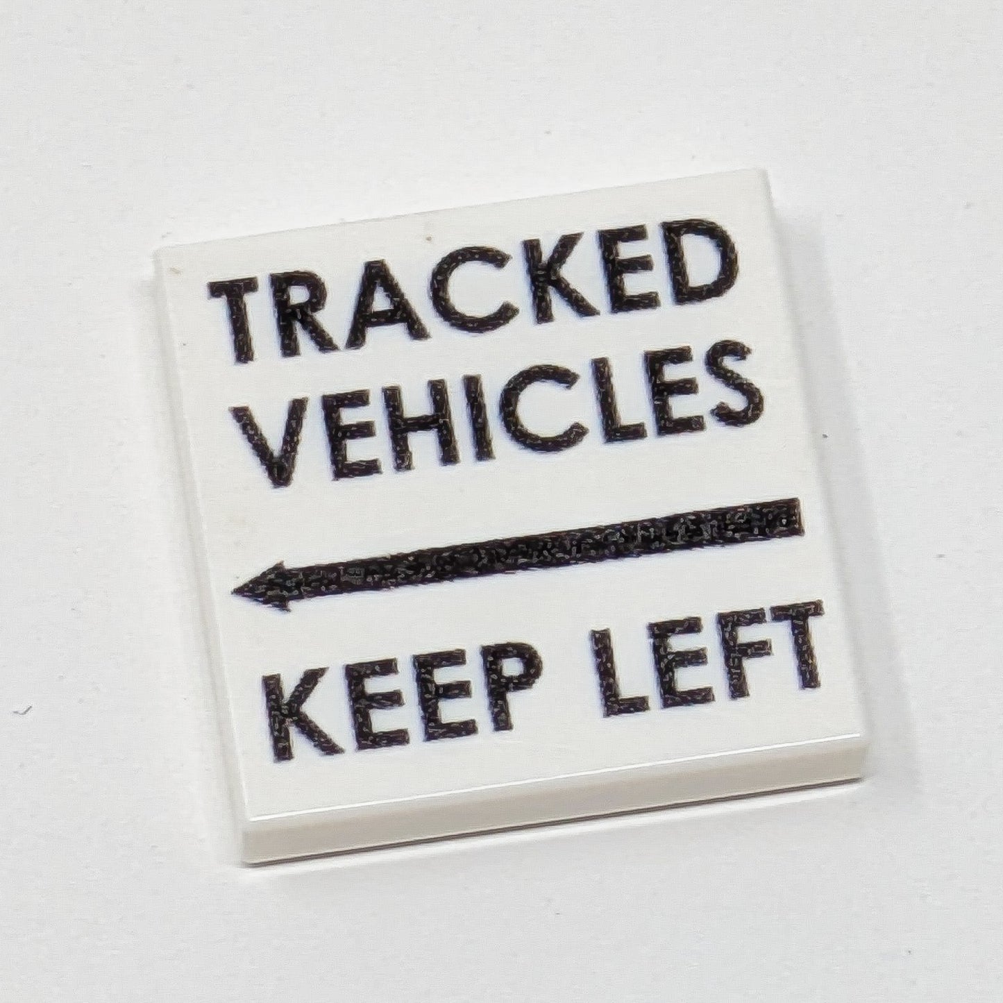 Tracked Vehicles Keep Left - 2x2 Tile