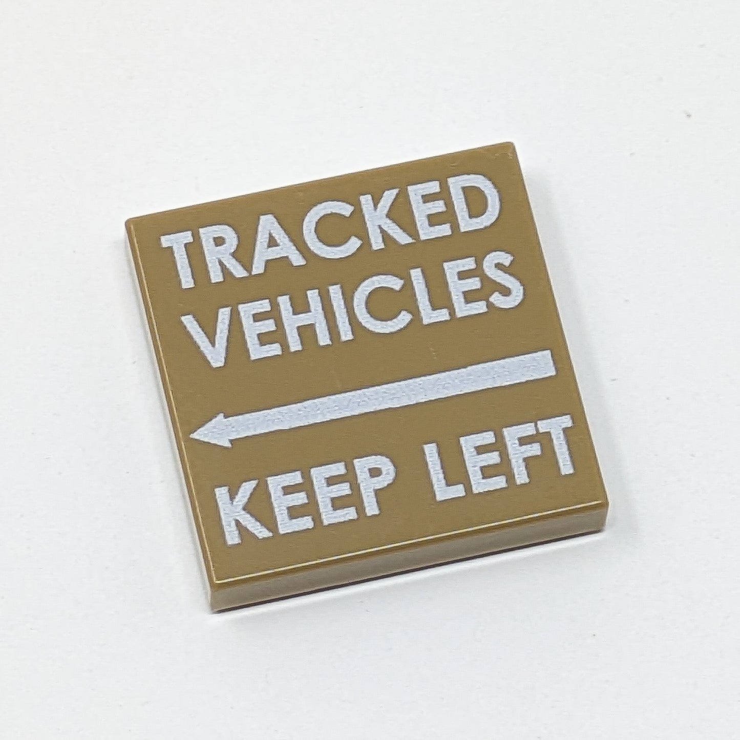 Tracked Vehicles Keep Left - 2x2 Tile