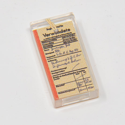 WW2 German Medical Tag Fit For Transport