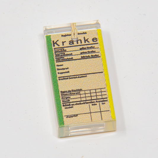 WW2 German Medical Tag Unused For the Sick