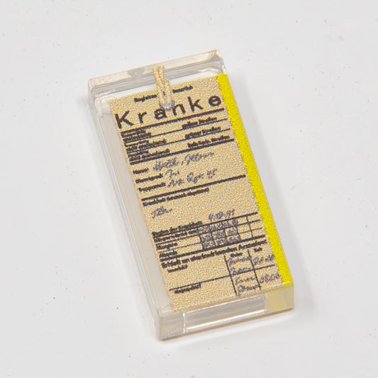 WW2 German Tag Sick Fit for Transport Contagious