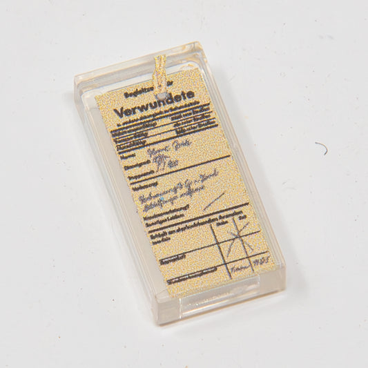 WW2 German Medical Tag Walking Wounded