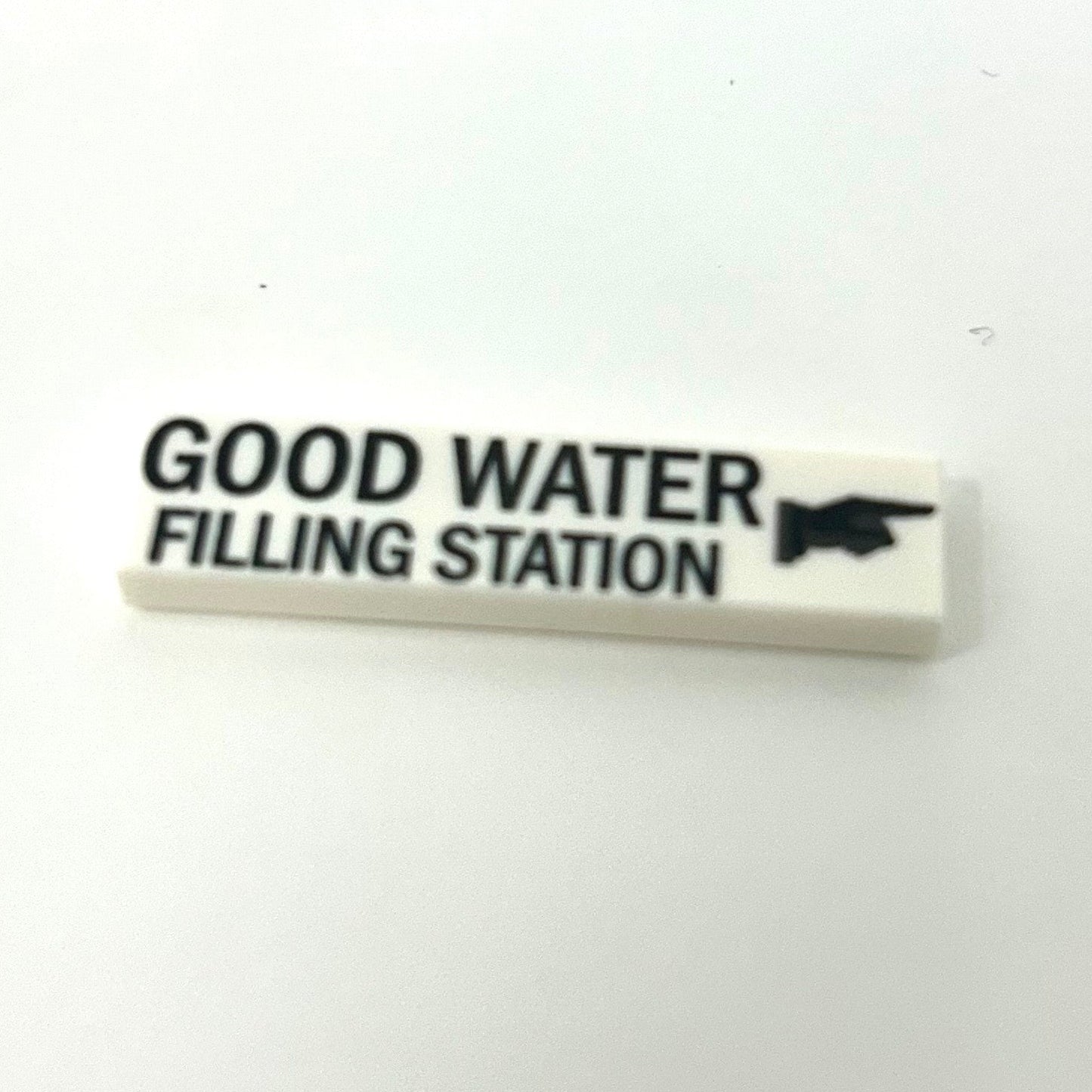 Good Water Filling Station sign on a white background