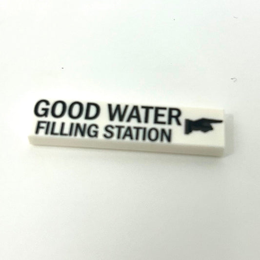 Good Water Filling Station sign on a white background
