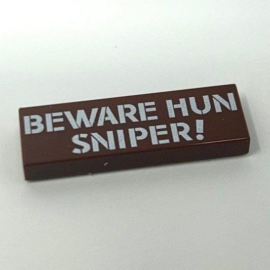 WW1 Sign Beware Hun Sniper