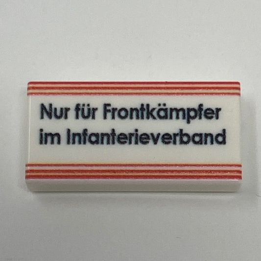 WW2 German Ration - "Only for Front Line Infantry Troops"