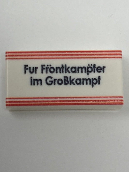 WW2 German Ration - "Only for Front Line Troops Involved In Great Battle"