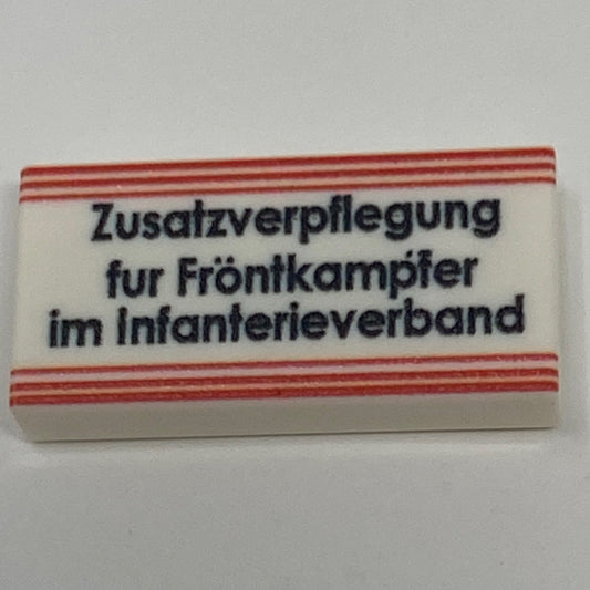 WW2 German Supplementary Ration For Front Line Troops
